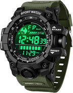 FANMIS Mens Military Multifunction Digital LED Watch Electronic Waterproof - Image 2