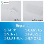 Dulepax Tent Repair Tape, Ultrastrong Awning Repair Tape, Boat Covers Repair - Image 8