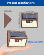 Peasur Solar Lights Outdoor Motion Sensor, Ultra-Bright 3 Mode Fence Security - Image 7
