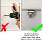 Hibezos 12 Pack Vinyl Siding Clip Hooks - Image 6
