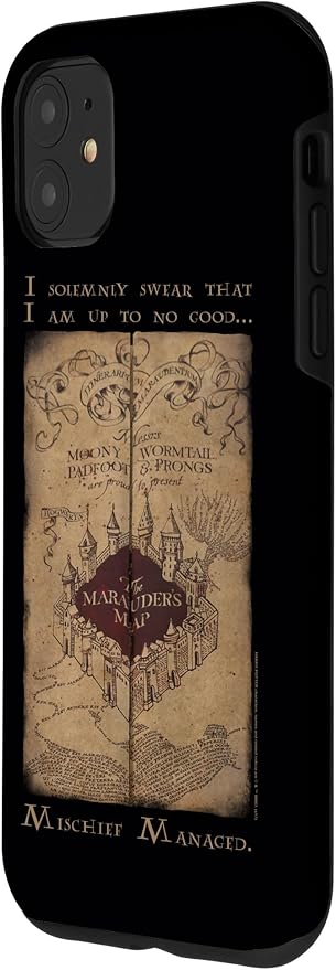 iPhone 11 Harry Potter Marauder's Map Words Case - Image 2
