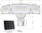 GLORIOUS-LITE Solar Security Lights 2400mAh LED Motion Sensor Light Outdoor - Image 7