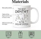 RZHV The Best Dentist, In The Molar System Funny Coffee Mug, Thank You Present - Image 3