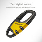 Keychain with Carabiner Clip, 4 Heavy Duty Key Rings and D Ring - Image 8