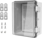 ABS Plastic Dustproof Waterproof IP65 Junction Box Hinged Shell Universal by LMioEtool