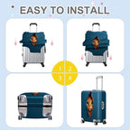 ANNA QUEEN 3D Cat Face Luggage Cover, Cute Peek Cat Suitcase Protector - Image 5