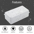 LeMotech Junction Box, Electrical Box IP65 Water Resistant Dustproof ABS - Image 5
