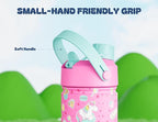 18 oz Kids Water Bottle for School: Leakproof, 2-in-1 Straw Spout Lid, Easy - Image 6