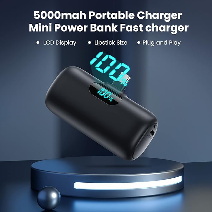 Small Portable Charger for iPhone 17/16/15 Series, 5000mAh 3A PD USB C Power - Image 6