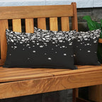 EKOBLA Shiny Diamond Rectangle Pillow Cases White Crystal Sparkle Gemstone - Image 3
