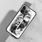 for iPhone 14 Pro Case, Lion Cross Jesus Christ Dove Pattern Graphic Design - Image 7