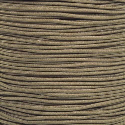 Coyote Brown - 1/8 Shock Cord 25' by ParacordPlanet