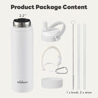 mininoo Insulated Stainless Steel Water Bottle - Image 7