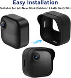 Silicone Case Cover for Blink Outdoor 4/2K+, Weatherproof Silicone Cover Skin - Image 4