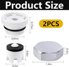 2 Pack Vacuum Breakers Outside Faucet, Stainless Steel Vacuum Breaker Repair - Image 2