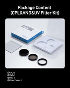 TELESIN Filters Set for DJI Osmo Action 5 Pro / 4/3, VND 2-32 Variable ND Filter - Image 9