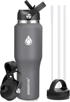 SENDESTAR 40oz Water Bottle Wide Mouth Stainless Steel Vacuum Insulated Double by Sendestar