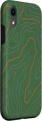 Backcountry Topo Guide Orange Lines Topographical Map Case - Image 3