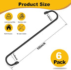 Dpyrrhic 6 Pack 10 Inch Large S Hooks - Image 2