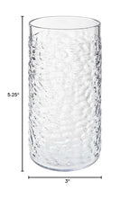 G.E.T. 3316-CL-EC Heavy-Duty Shatterproof Plastic Pebbled Tumbler, 16 Ounce - Image 6