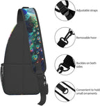 Peacock Sling Bag For Women Men Fashion Backpack Crossbody Beautiful Peacock - Image 5