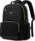 LOVEVOOK Lunch Backpack with Lunch Compartment, 17 Inch Laptop Work Travel by LOVEVOOK