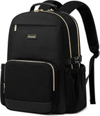 LOVEVOOK Lunch Backpack with Lunch Compartment, 17 Inch Laptop Work Travel by LOVEVOOK
