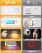 WILLED Stair Lights Indoor RGB & Warm White, Rechargeable Motion Sensor Night - Image 3