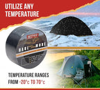 Mytee Products 8.8 oz Waterproof Black Vinyl Tarp Repair Tape 2 Inch x 16 FT - Image 4