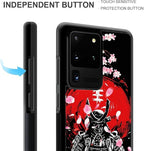 for Samsung Galaxy S20 Ultra Case, Sakura Japanese Samurai Pattern Graphic - Image 4