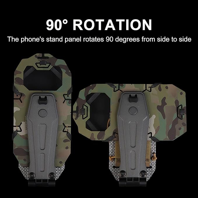 Zhongren 90 Rotating Tactical Plate Carrier Vest Attachments Universal Phone - Image 3