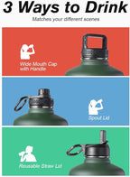Half Gallon Water Bottle Insulated - Image 5