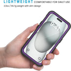 Lanhiem for iPhone 15 Plus Case, IP68 Waterproof Dustproof Shockproof Cases - Image 4