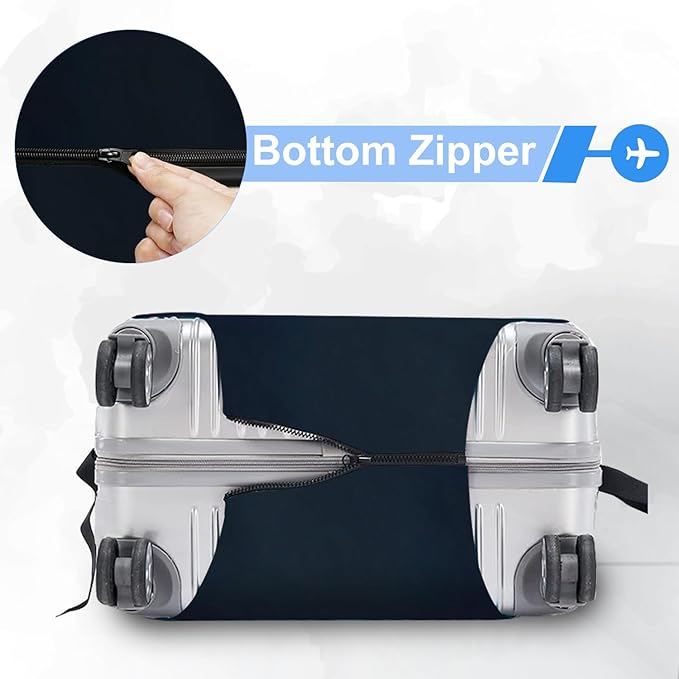ANNA QUEEN Travel Globe Airplane Luggage Cover -Stretchable Airplane Suitcase - Image 5