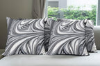 Ambesonne Abstract Throw Pillow Cushion Case Pack of 4, Mix of White and Black by Ambesonne