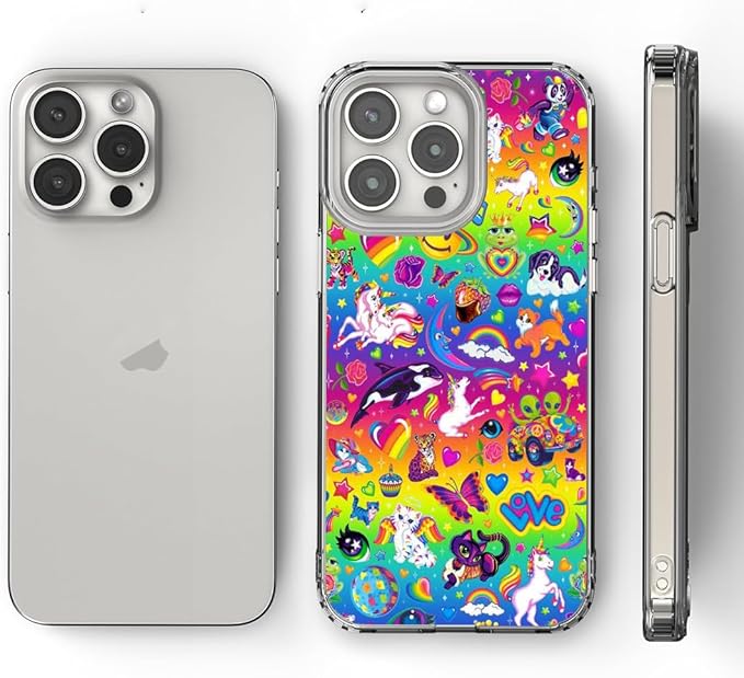 Generic Phone Case Pattern Pc Vomit Bumper Lisa Scratch Frank Cute Rainbow TPU - Image 4