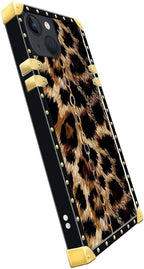 Compatible with iPhone 13 Case, Seamless Gold Chain Leopard Luxury Golden - Image 4