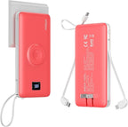 Portable Charger Built-in Cables, AC Wall Plug and Magnetic Wireless iWatch by ANOUV
