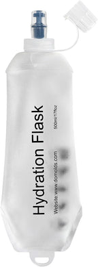 500ml Soft Flask Soft Water Bottle by CXWLJL