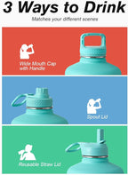 Coolflask 128 oz Gallon Water Bottle Insulated - Image 5