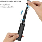 Mini Selfie Stick Tripod for GoPro Hero 13 12 11 10 9 8, Portable Handle Grip - Image 2