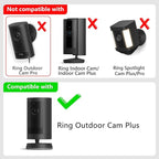 No Drill Wall Mount for Ring Outdoor Cam Plus, Easy Installation - Image 2