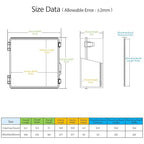 LeMotech Electrical Box, IP67 Waterproof Hinged Clear Cover Stainless Steel - Image 2