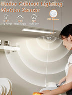 Under Cabinet Rechargeable Lighting: 12 Inch Motion Sensor Dimmable Lights - Image 2