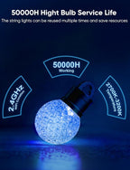 APPECK Outdoor String Lights 50ft, RGBW Color Changing Patio Lights - Image 4