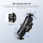 NEEWER Motorcycle Bicycle Handlebar Clamp Holder Magnetic Car Mount Accessories - Image 3