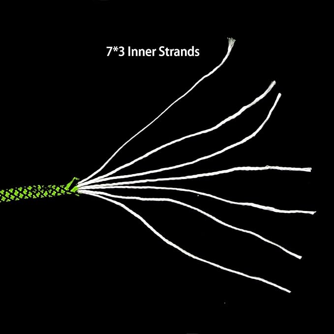 7 Strand Core 550lb Paracord Parachute Cord Lanyard Mil Spec Type III - 4mm 165 - Image 5