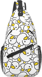 Cute Duck Sling Bag For Women Men Fashion Duck Backpack Crossbody Shoulder Bag by Unknown