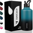 Insulated Water Bottle 87oz, Triple Wall Vacuum Stainless Steel, Leak Proof & - Image 7