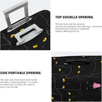 Black Cat Elastic Luggage Cover, Suitcase Protector - Image 5